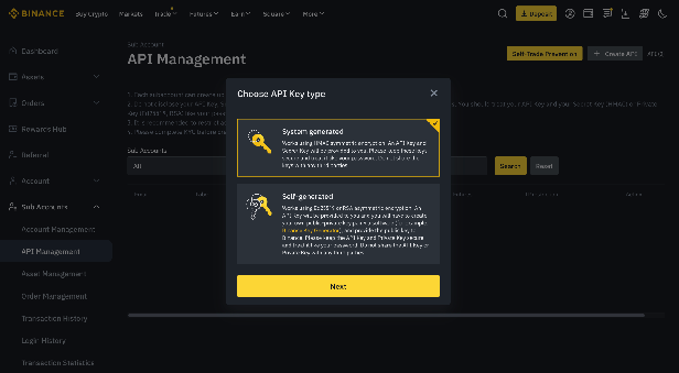 2. How to connect your Binance account to GT App and to launch trading.