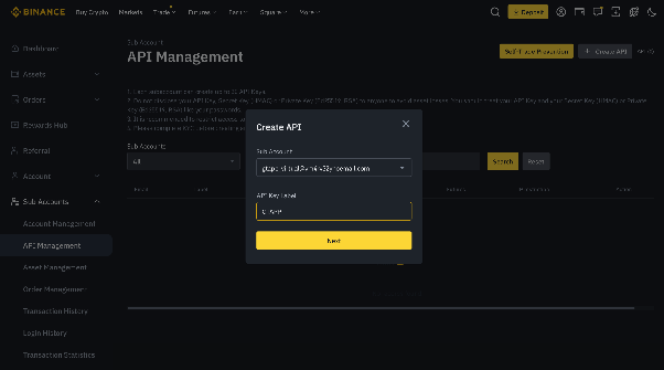 2. How to connect your Binance account to GT App and to launch trading.