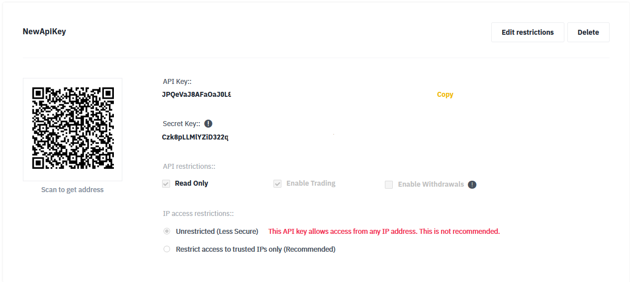8. How to find your API keys on exchanges