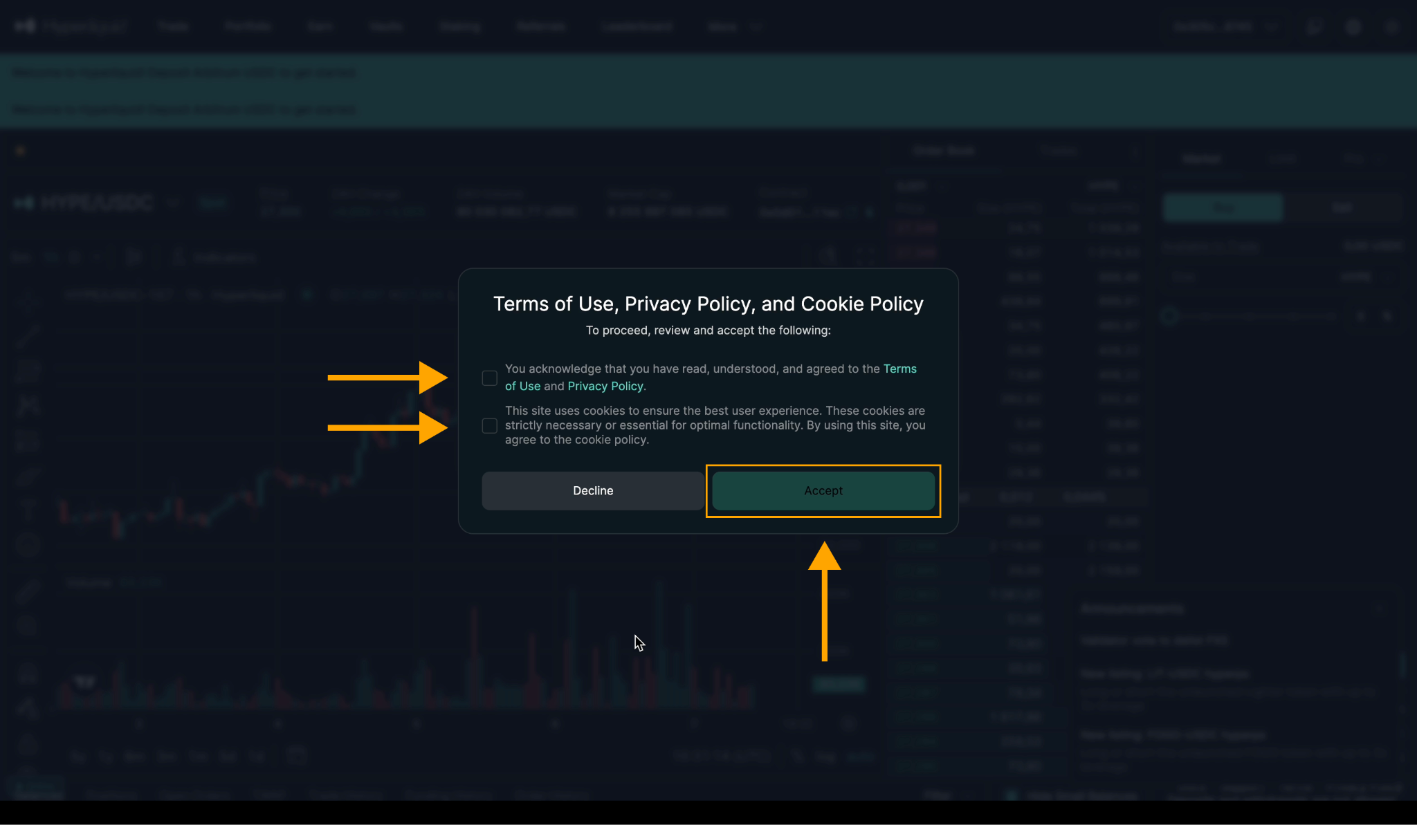 1. A simple way to register on Hyperliquid
