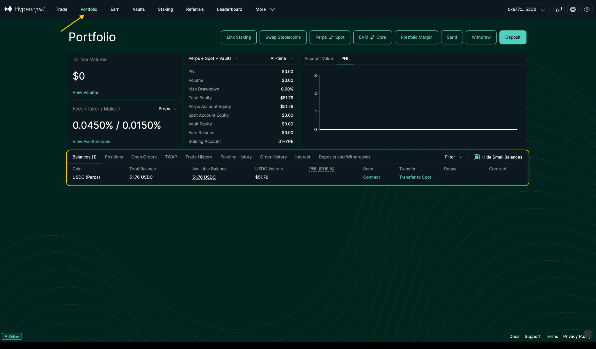 1. A simple way to register on Hyperliquid