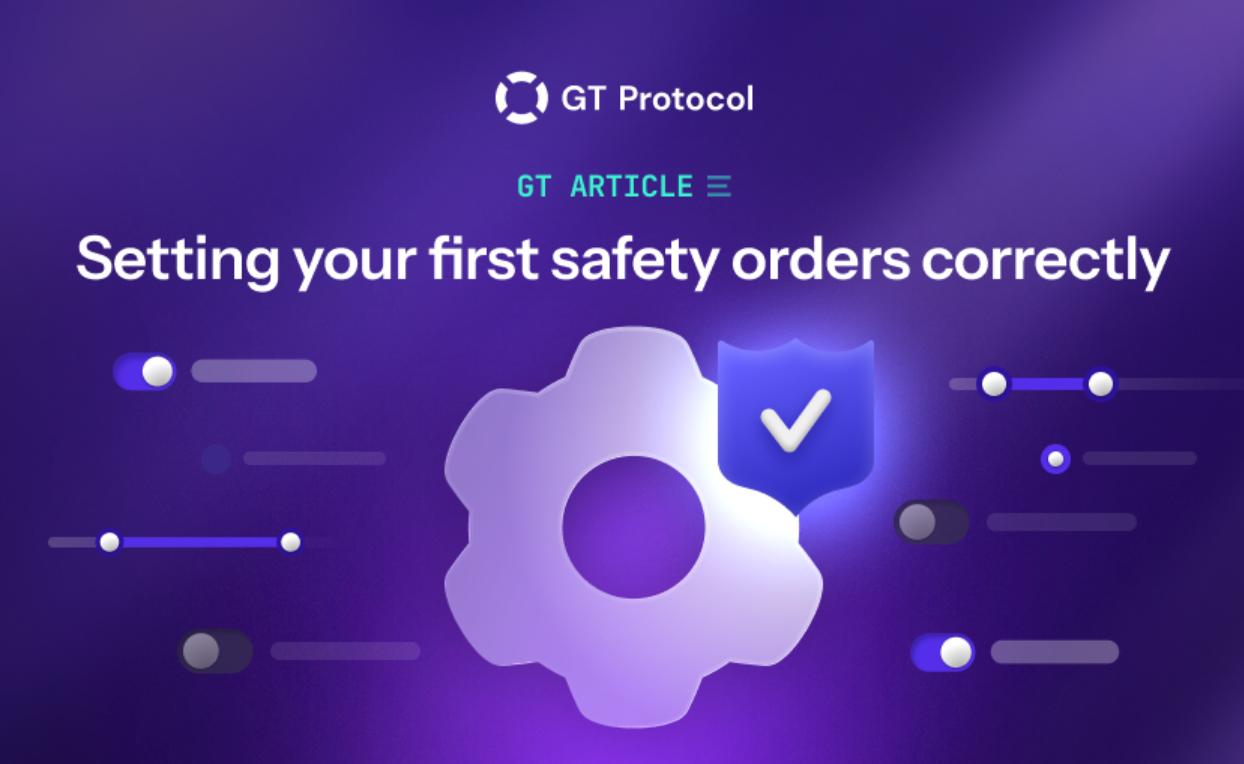 Safety order ladder visualisation showing entry price, safety orders, and averaged take-profit target