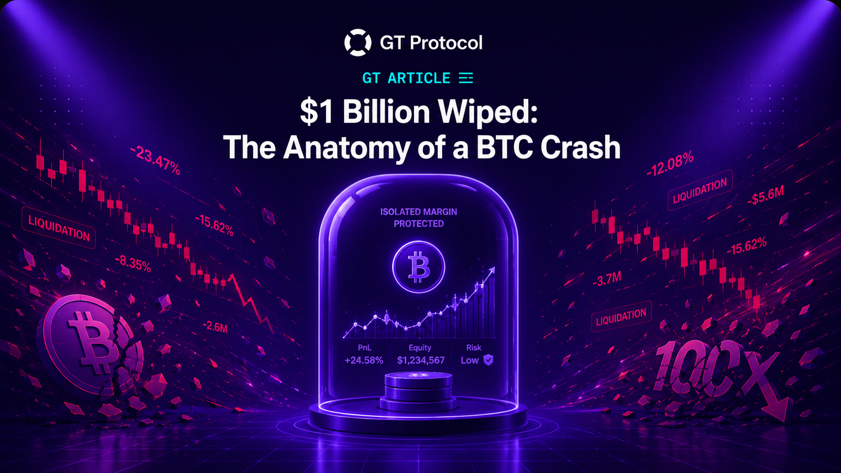 $1 Billion Gone in 24 Hours: What the Iran-Triggered BTC Crash Reveals About Margin Risk